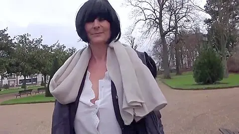 Curvy French Wife In Stockings Has Wild Sex With A Young Guy